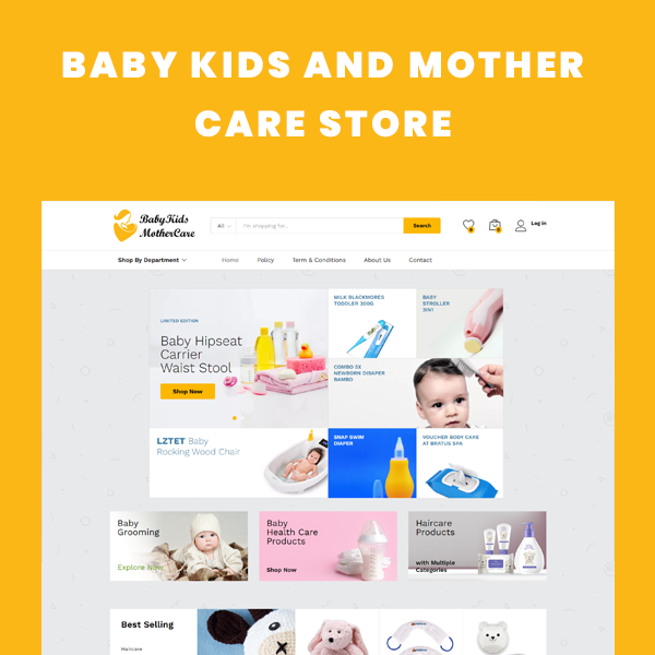 Baby Kids and Mother Care Store